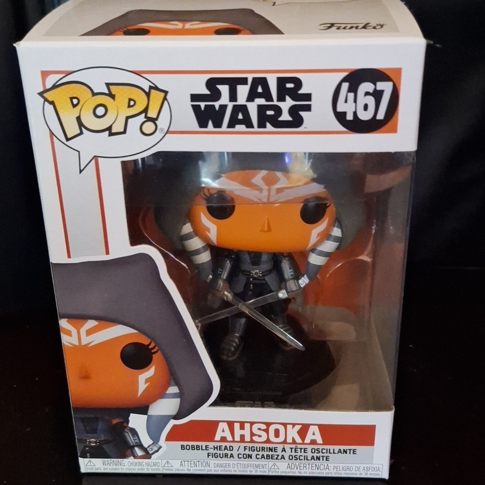 Funko Pop! Star Wars The Mandalorian Hooded Ahsoka #467  NEW